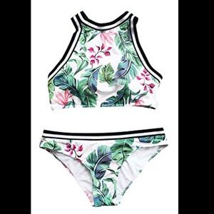 CupShe Leaf Print Bikini